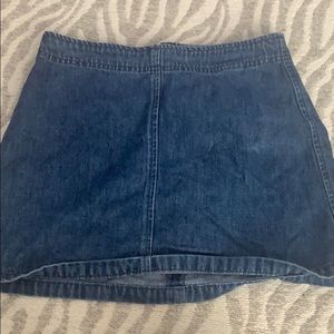 jean skirt